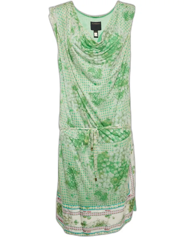 Jersey Cowl Neck Mini Dress
