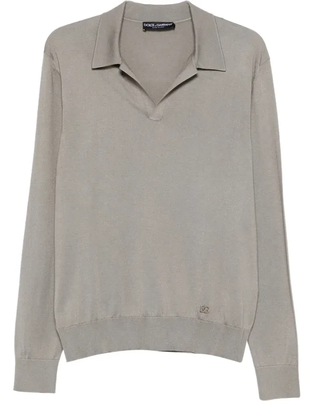 Collared Long-sleeve T-shirt