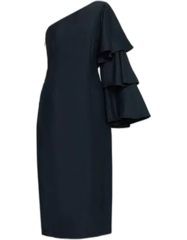 Bidi Bidi Bom Bom Tiered-sleeve Cocktail Dress