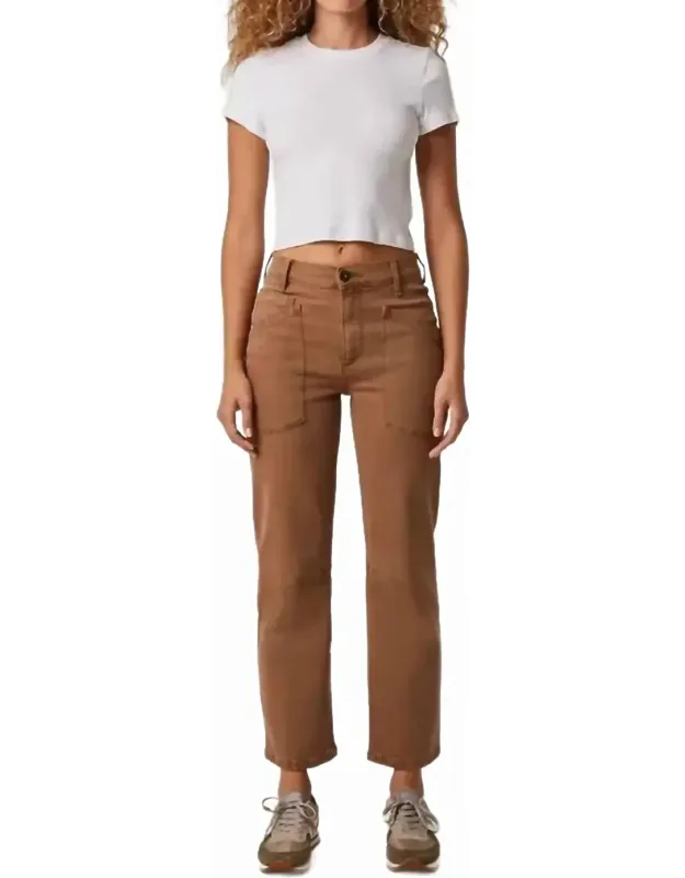 Slouchy Tapered Regular Hem Jeans