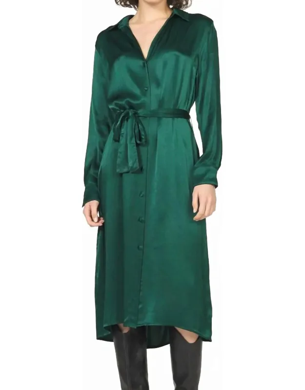 Galina Satin Dress