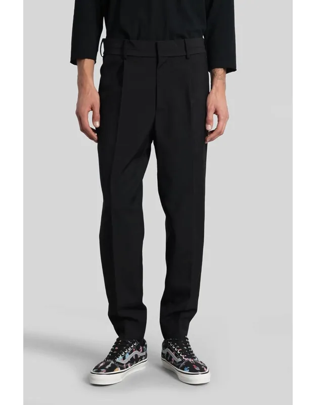Undercover Pants In Black Wool