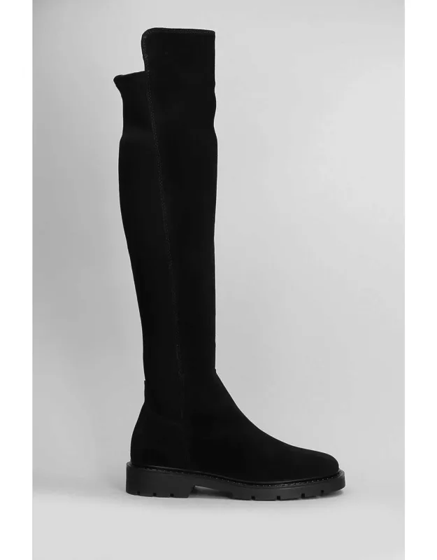 Brit Stretch Low Heel Boots