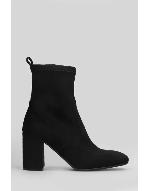 Emma Stretch High Heel Ankle Boots