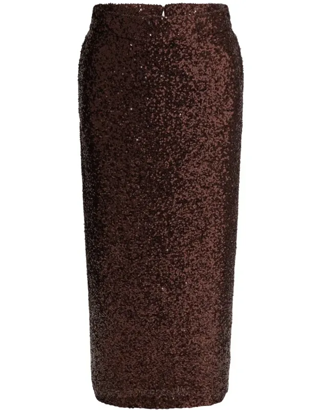 Sequined Midi Skirt