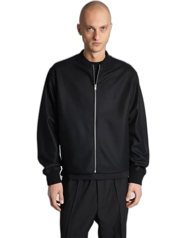Sweatshirt X Zip Bomber Jacket