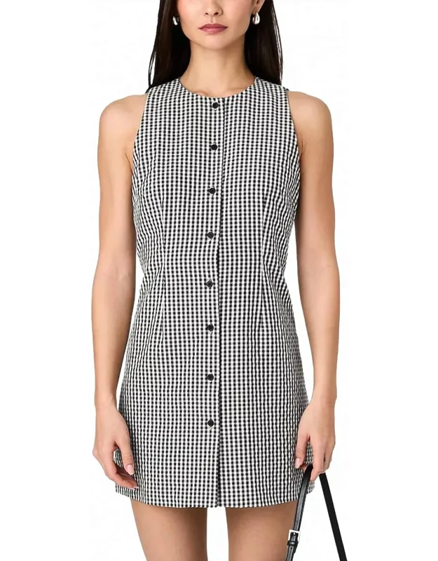 Gingham Mini Dress