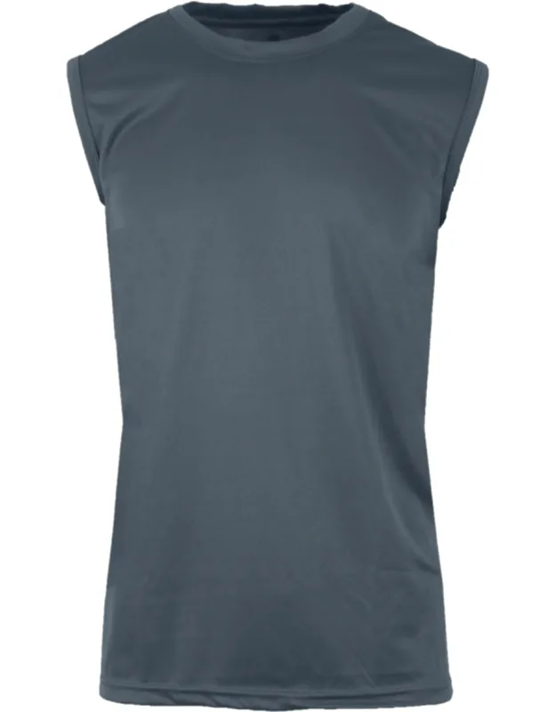 Moisture-wicking Wrinkle-free Performance Muscle Tee
