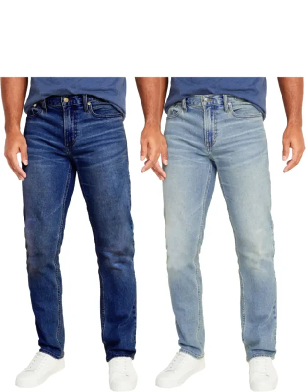 Flex Stretch Slim Straight Jeans - 2 Pack