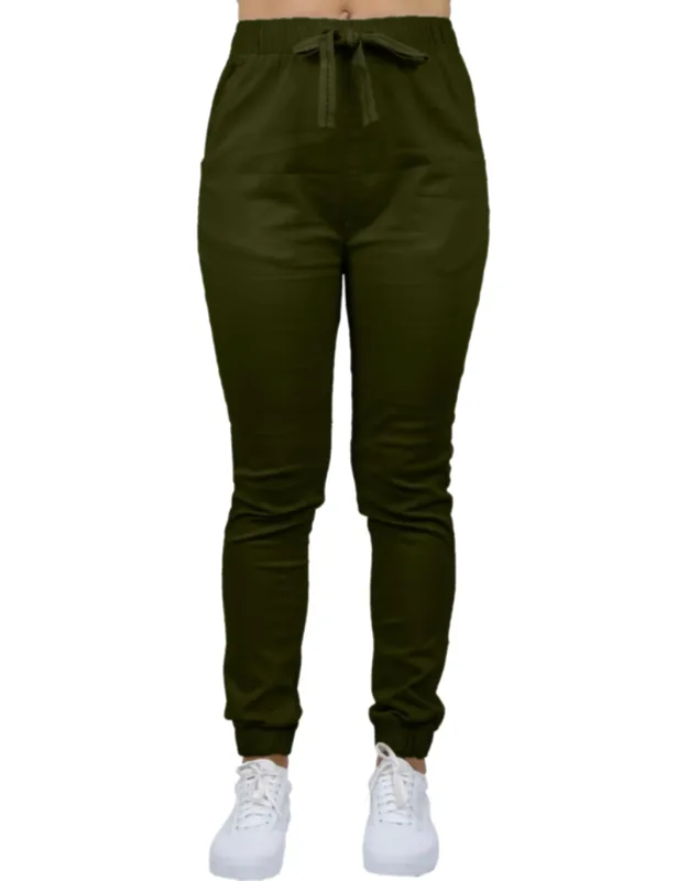 Loose Fit Twill Jogger Pants