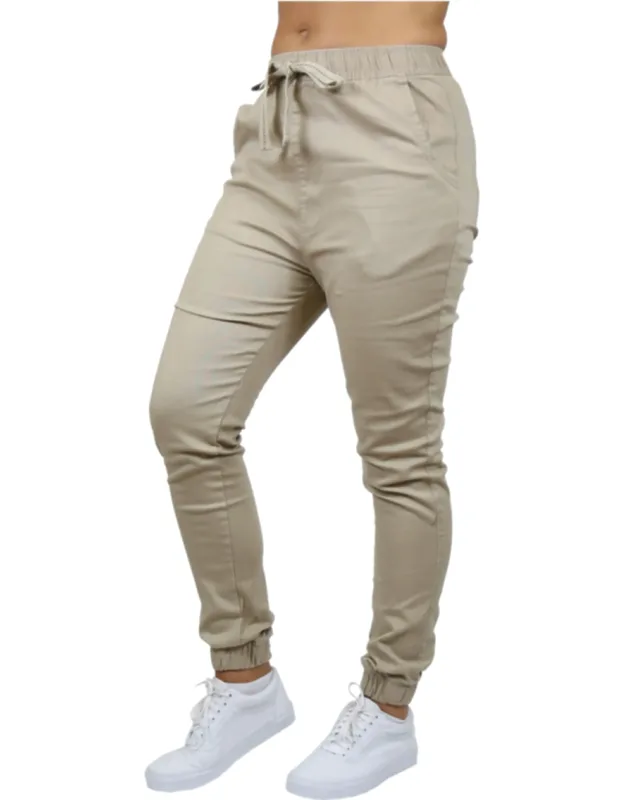 Loose Fit Twill Jogger Pants