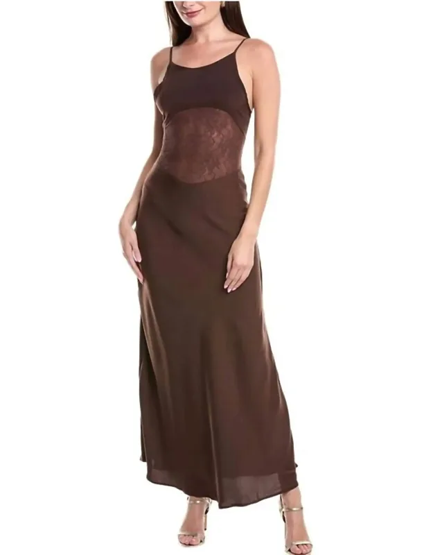 Lace Slip Midi Dress