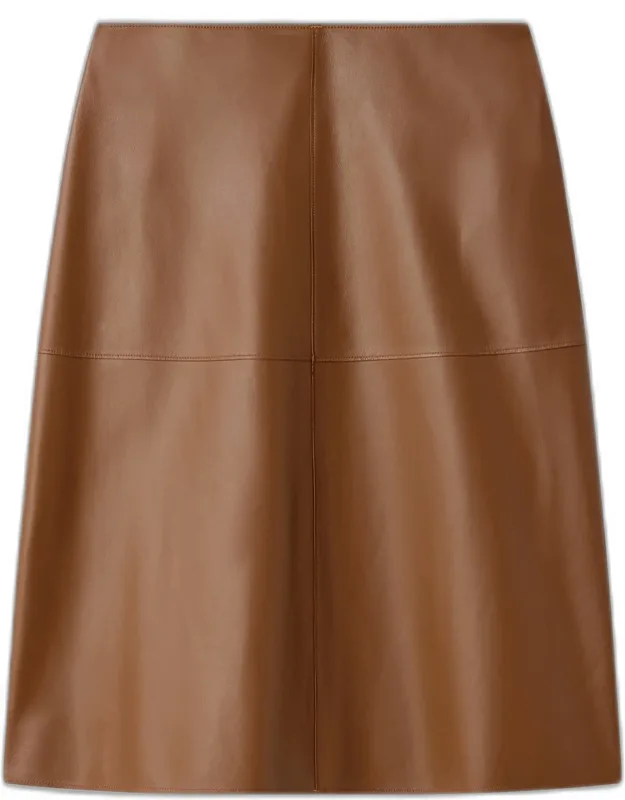 Soft Nappa Leather Skirt