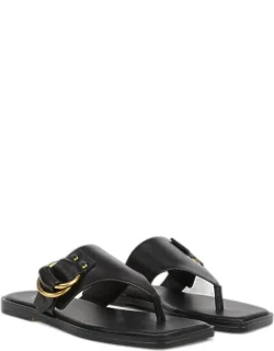 Mavie Sandals, Open Toe, Square Toe, Buckle Closure