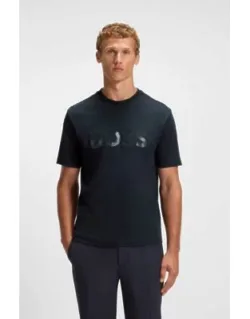 Structured Logo T-shirt In Cotton Jersey