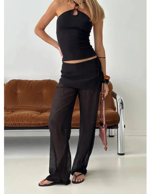 Sheer Layered Pants