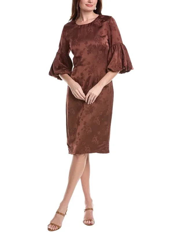 Bell Sleeve Bodycon Sheath Dress
