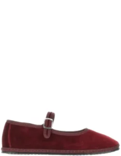 Velvet Mary Jane Slippers