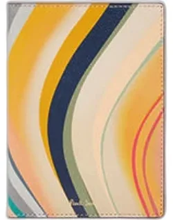 Leather 'swirl' Passport Cover