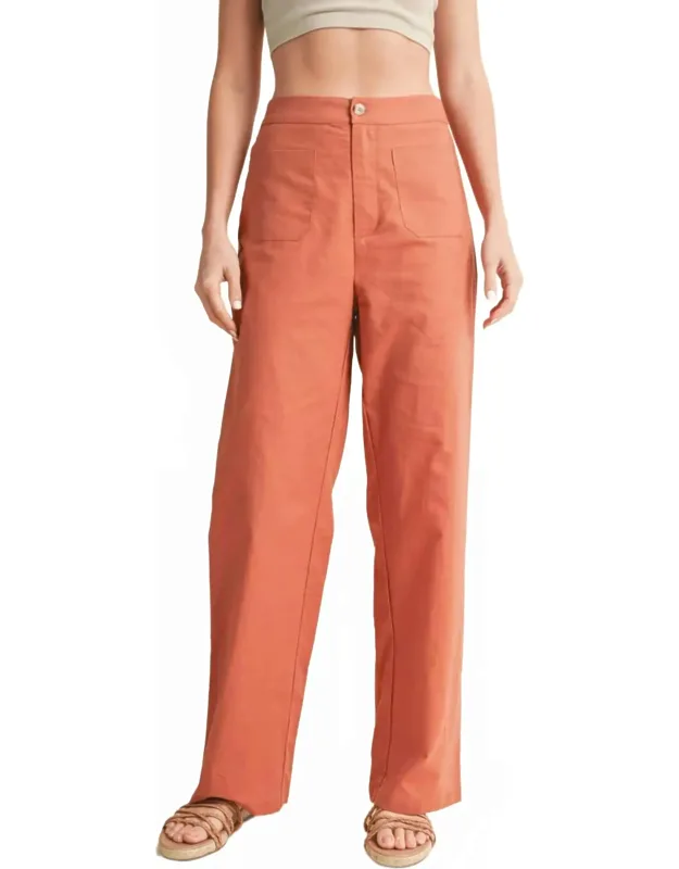 Linen Pants With Pockets