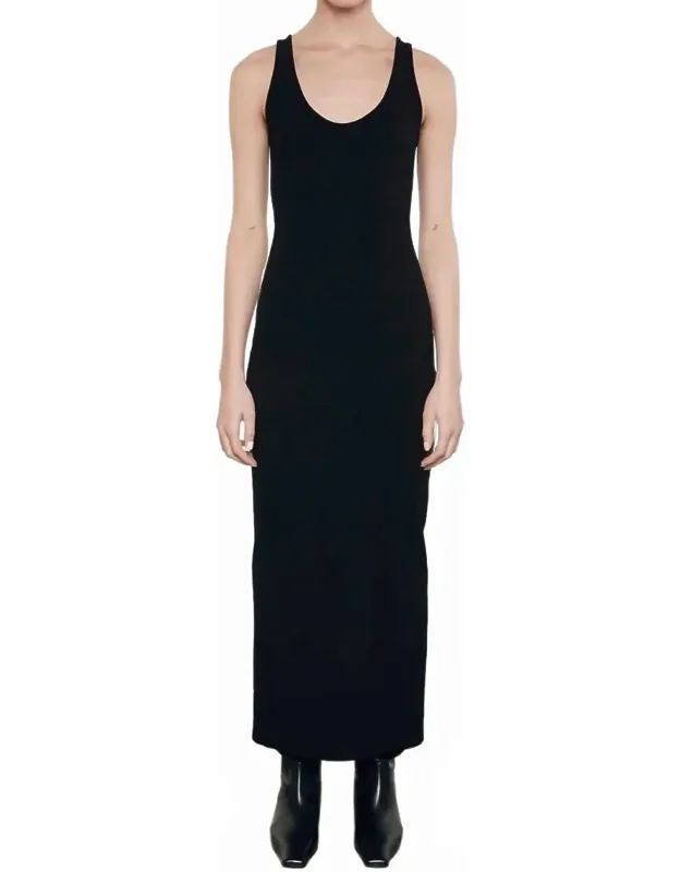 Ankle Slit Dress