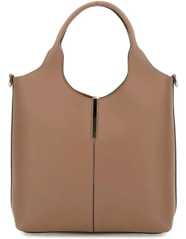 Leather Small Tote Bag