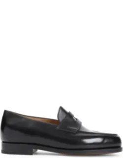 Loafers With Penny Strap And Hand-stitched Apron