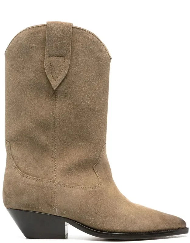 Duerto Suede Cowboy Boots