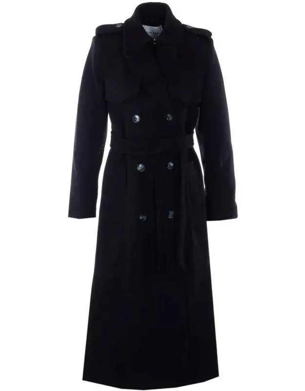Charlotte Coat With Frontal Doubel Breasted Buttons Closure And Structured Fit