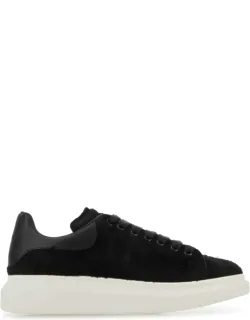 Sneakers With Leather Heel