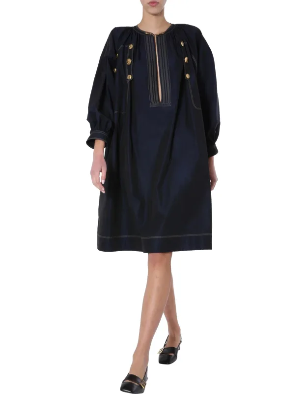 Givenchy Dress With Front Button Closure And Oversize Fit