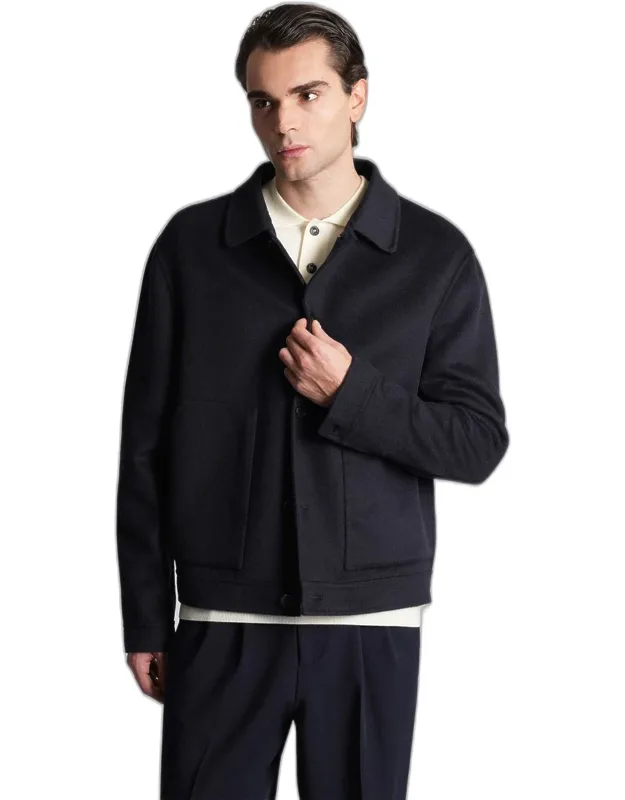 Low Brand Jacket Double Casual With Classic Collar And Long Sleeves