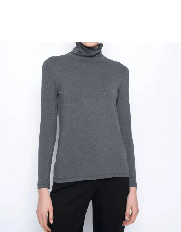 Long Sleeve Turtleneck Top
