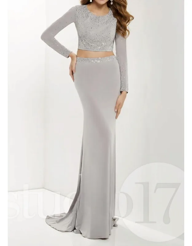 Long Sleeve Prom Dress