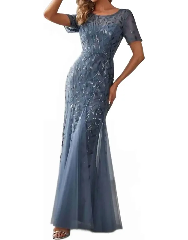 Long Short Sleeve Dress