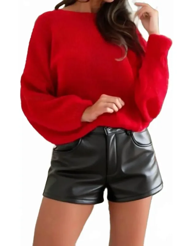 Bow Back Holiday Sweater