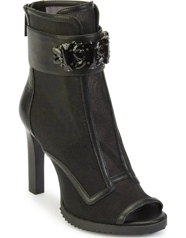 Blayze Boots Peep Toe Ankle Booties