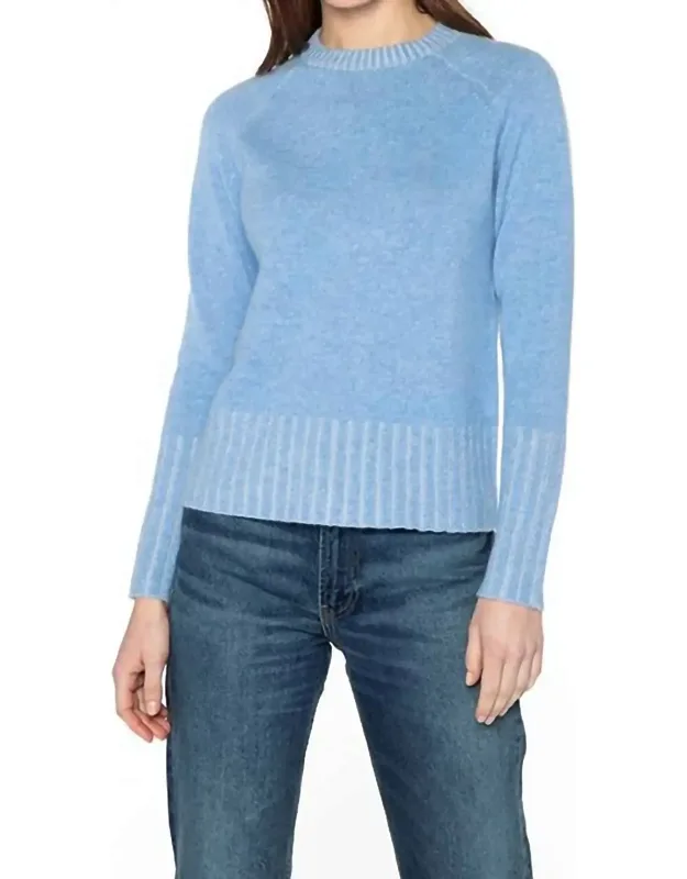 Plaited Rib Crew Sweater