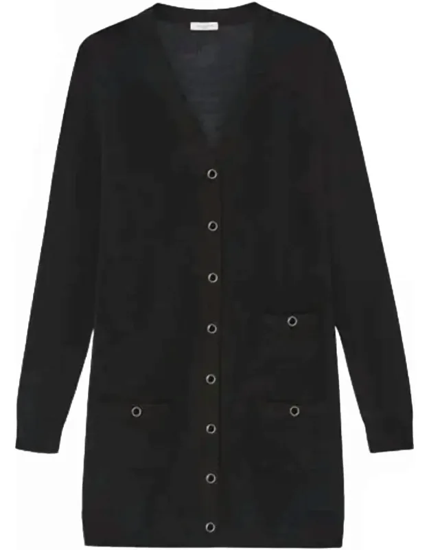 Three-pocket Cardigan