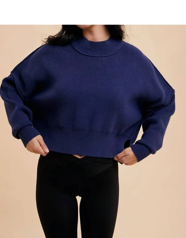 Cropped Pullover Sweater
