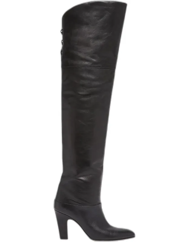 Leather Over-the-knee Boots