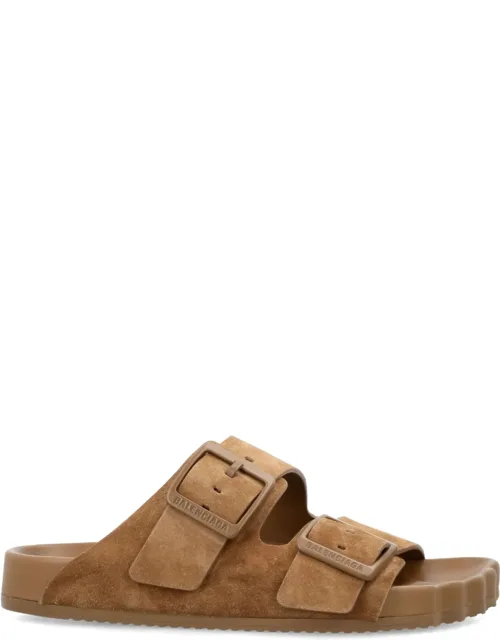 Camel Suede Sunday Slippers