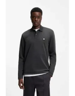 Stacked-logo Polo Shirt In A Cotton Blend