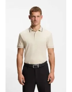 Polo Shirt In Interlock Cotton