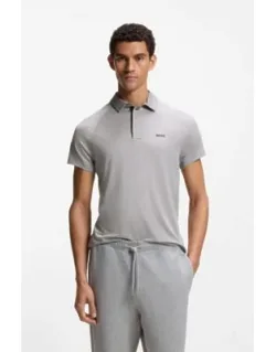 Slim-fit Polo Shirt With Temperature-regulating Performance
