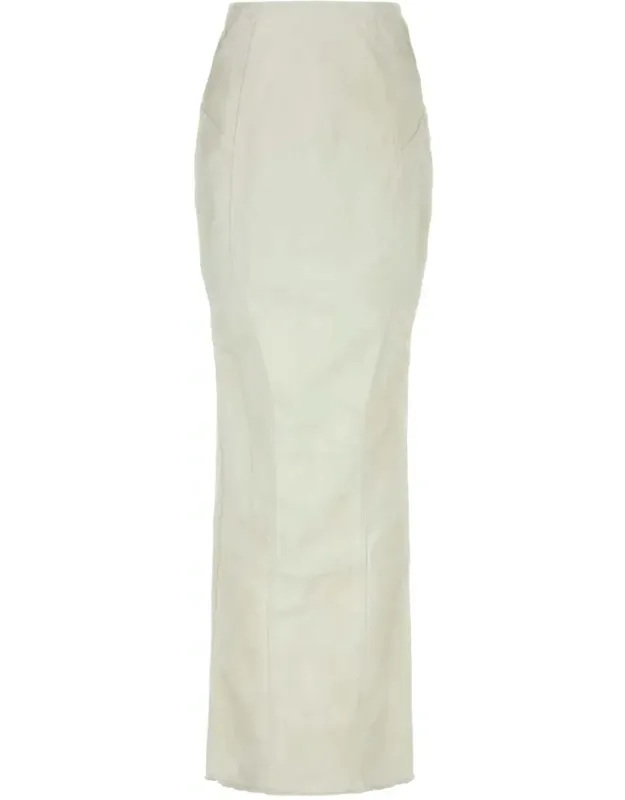 Stretch Denim Channel Skirt