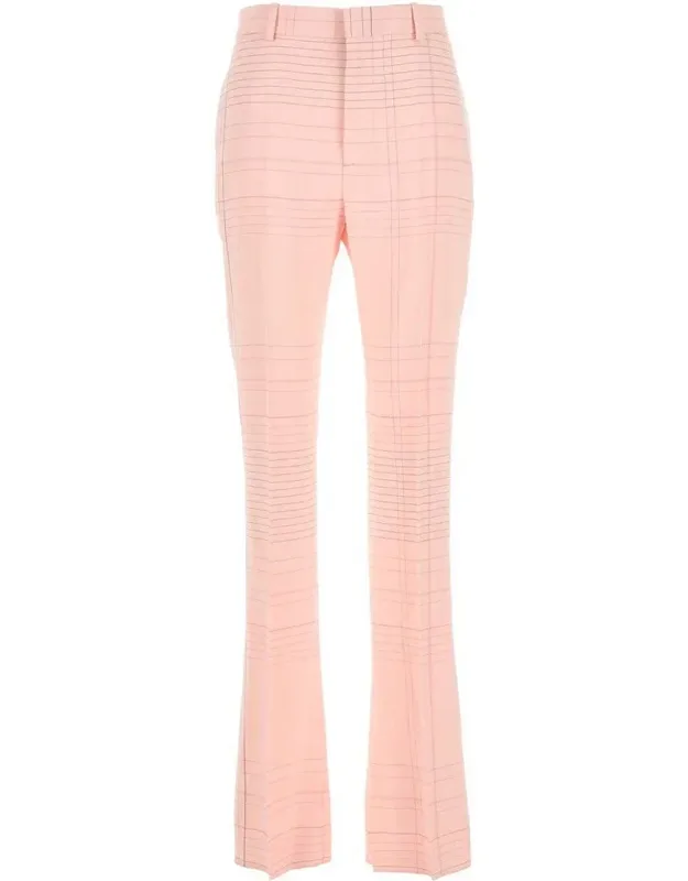 Flared Stretched Trousers