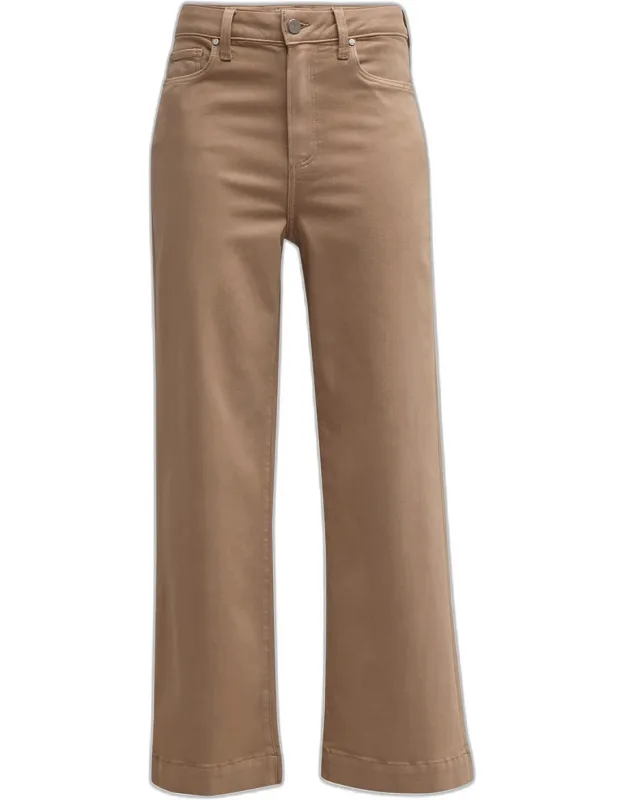 Wide-leg Crop Jeans