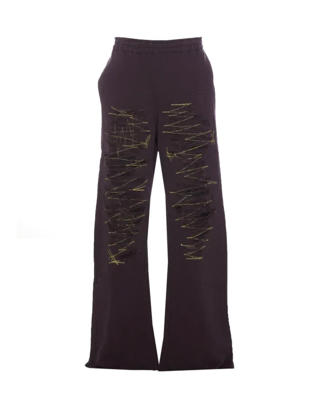 Wide-leg Track Pants