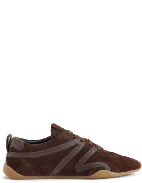 Gz-top Low-top Sneakers In Suede With Cotton Laces And Rubber Sole